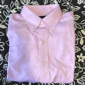 - (195)NWOT Mens long sleeve dress shirt by Jos A Bank. Size 15 1/2–35 lig…